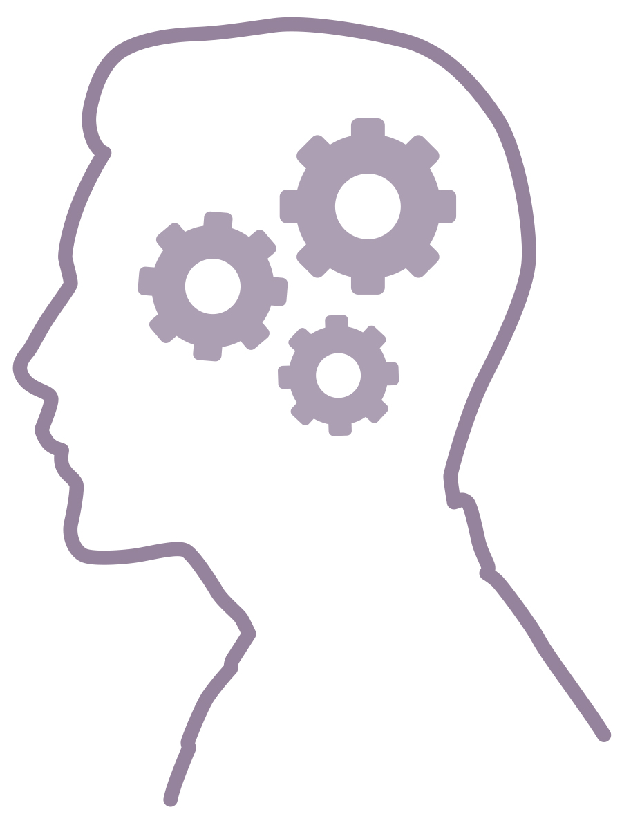 مردی تعمّق می‌کند 