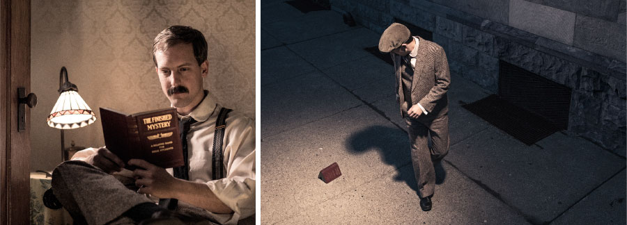 مردی متوجه می‌شود که آنچه به طرفش پرتاب شده بود،‏ کتاب «سِرّ گشوده» است؛‏ سپس او آن کتاب را خواند