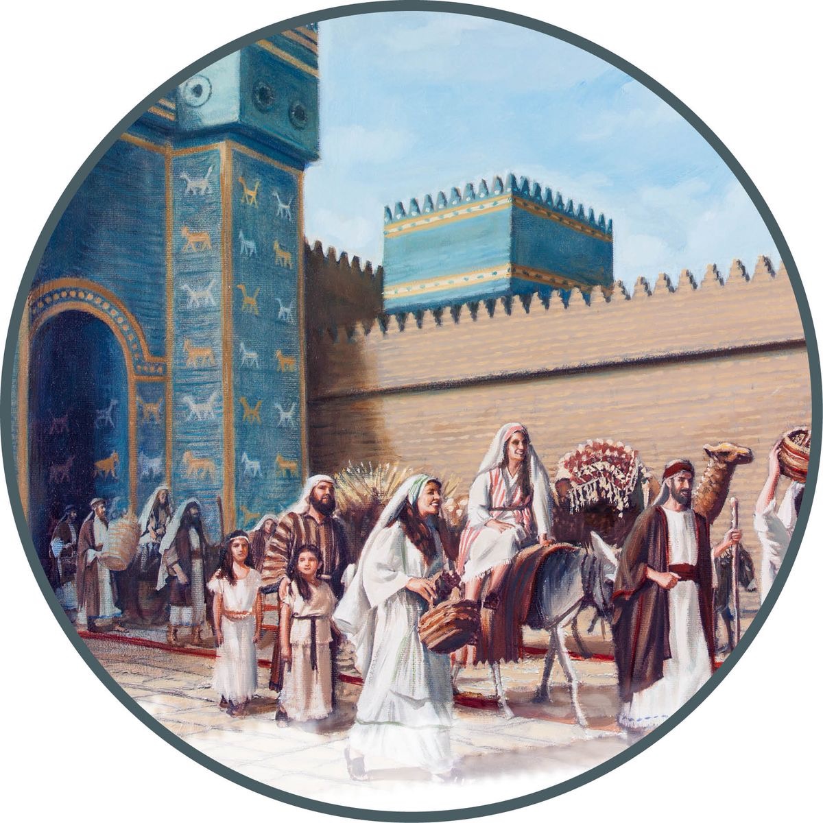 اسرائیلیان از بابِل بیرون می‌آیند.‏