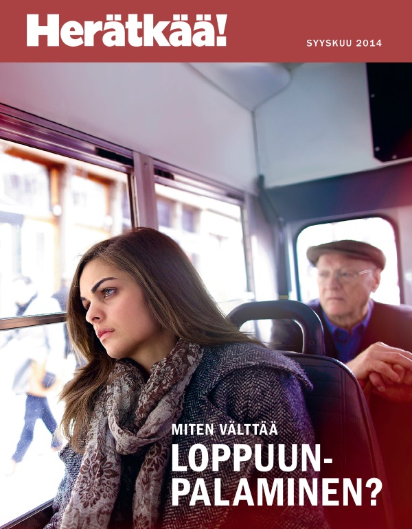 Herätkää!, 9/2014, kansi | Miten välttää loppuunpalaminen?