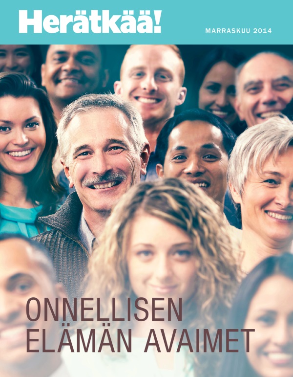 Herätkää!, 11/2014, kansi | Onnellisen elämän avaimet
