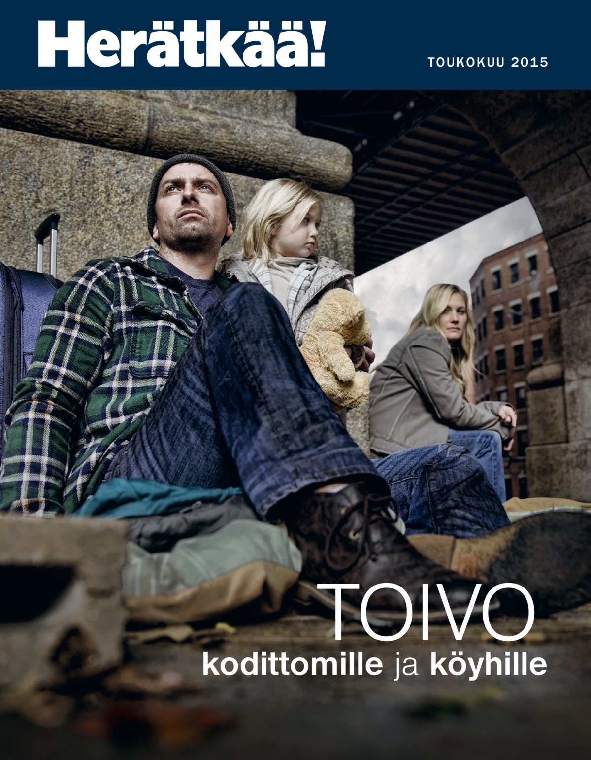 Herätkää!, 5/2015, kansi | Toivo kodittomille ja köyhille