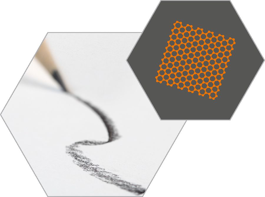 Un trait de crayon à papier