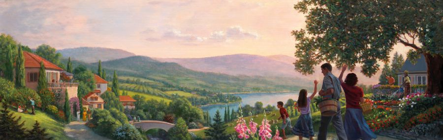 Des familles dans le paradis