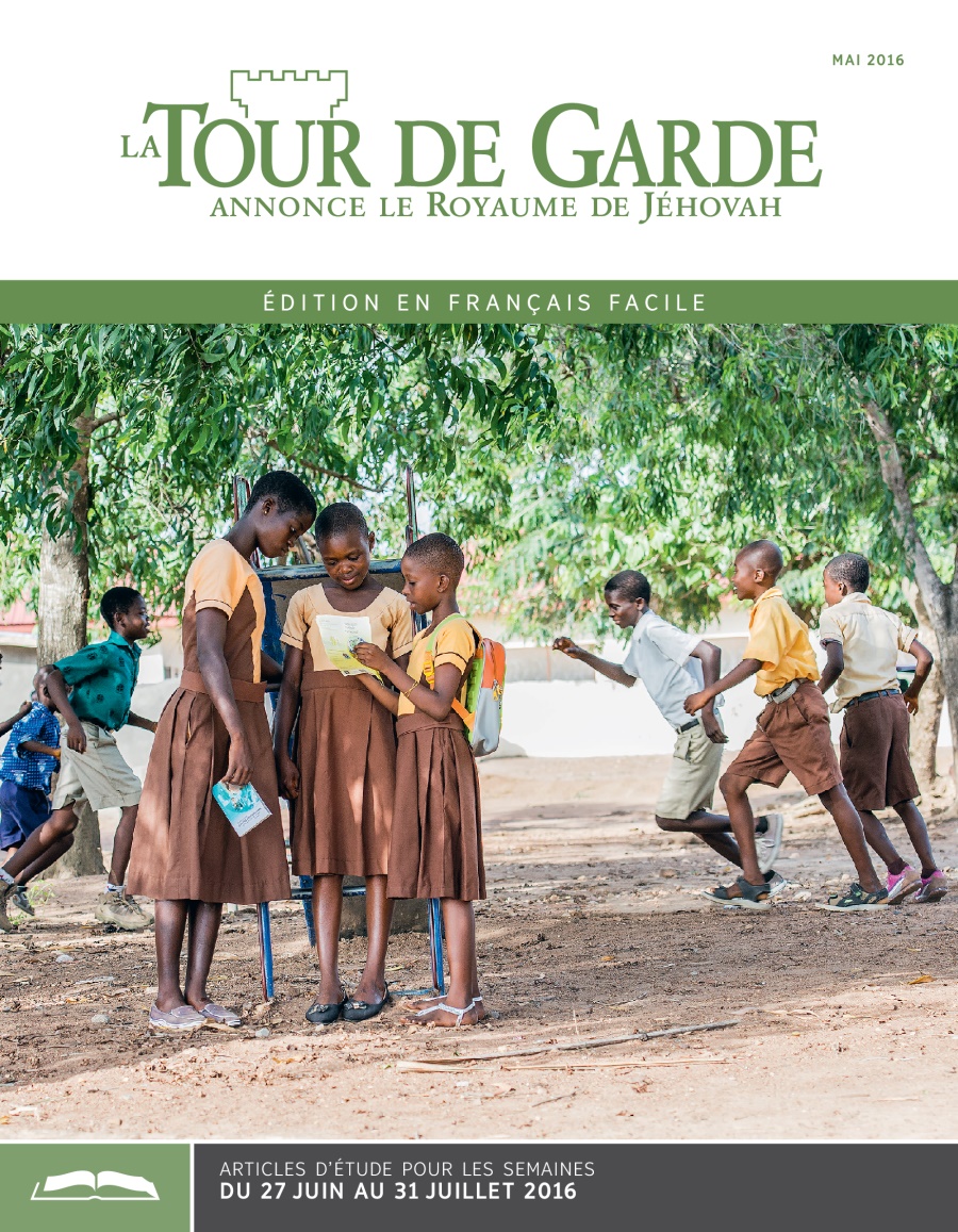 La Tour de Garde de mai 2016, édition d’étude (en français facile)