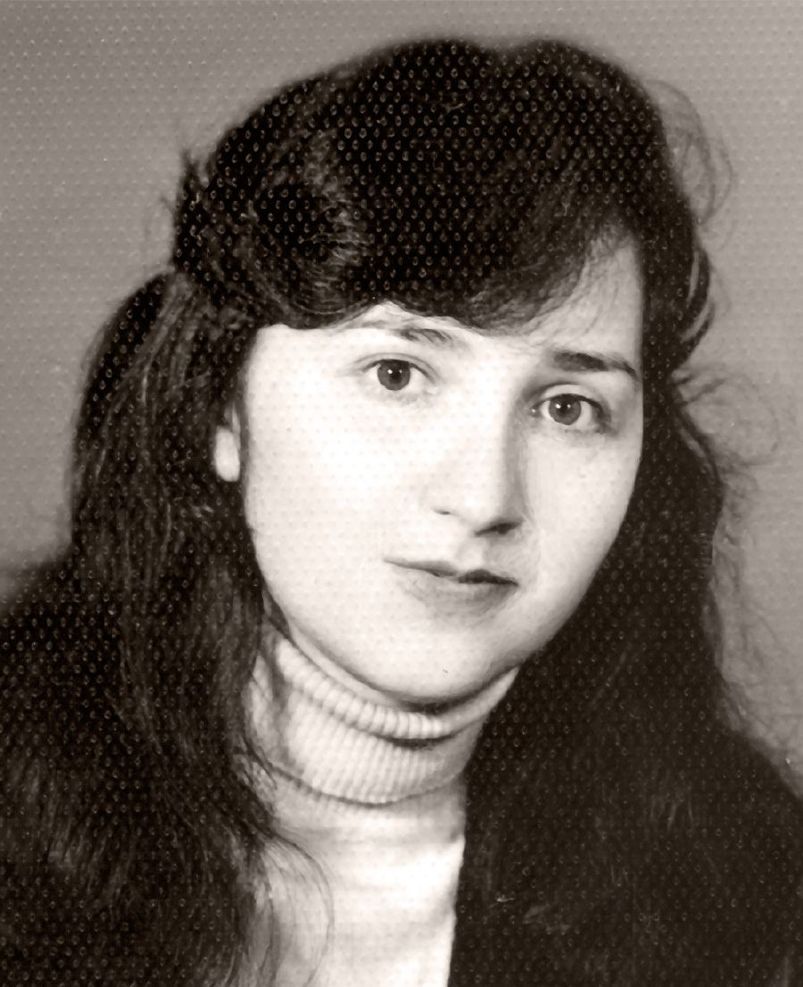 Larisa Kessaeva (Gudadze) dans les années 1970