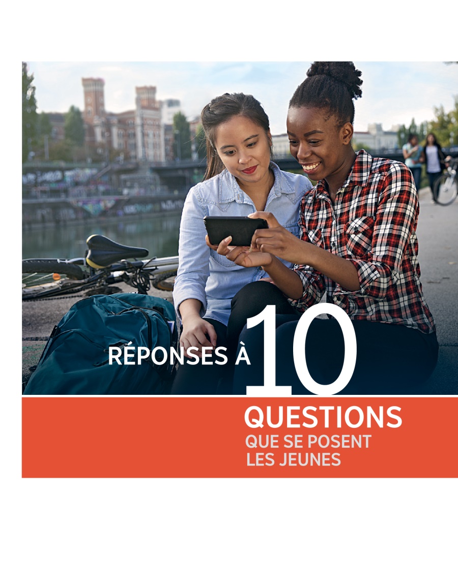 Couverture de la brochure Réponses à 10 questions que se posent les jeunes