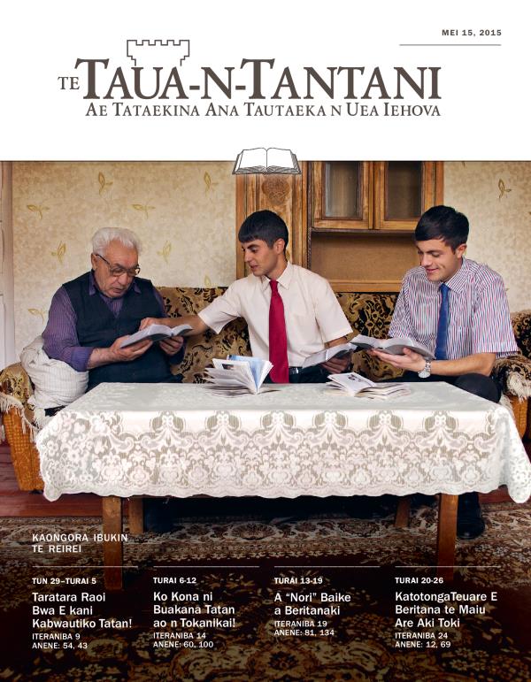 Te Kaongora Ibukin te Reirei n Te Taua-n-Tantani, Mei 15, 2015