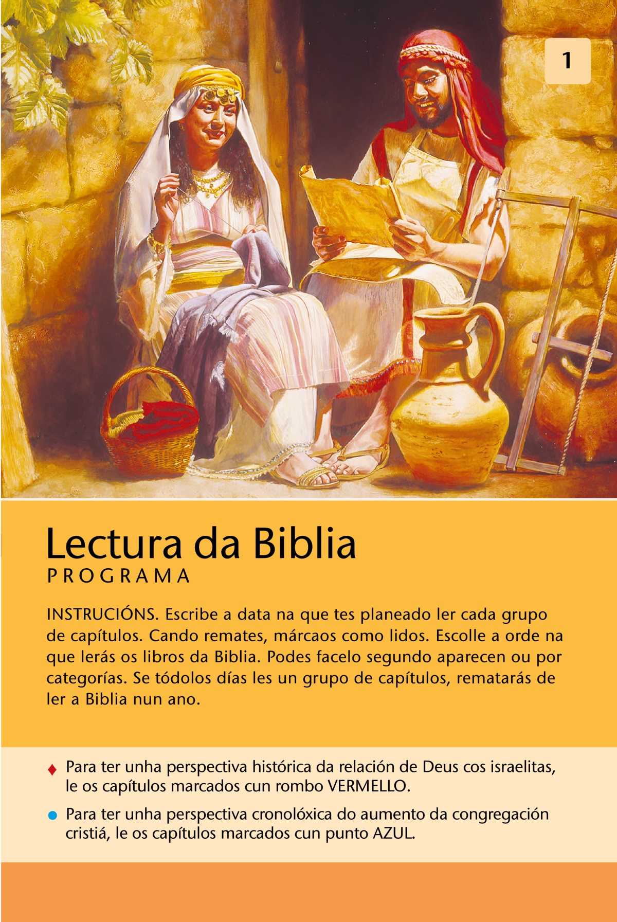 Programa para a lectura da Biblia
