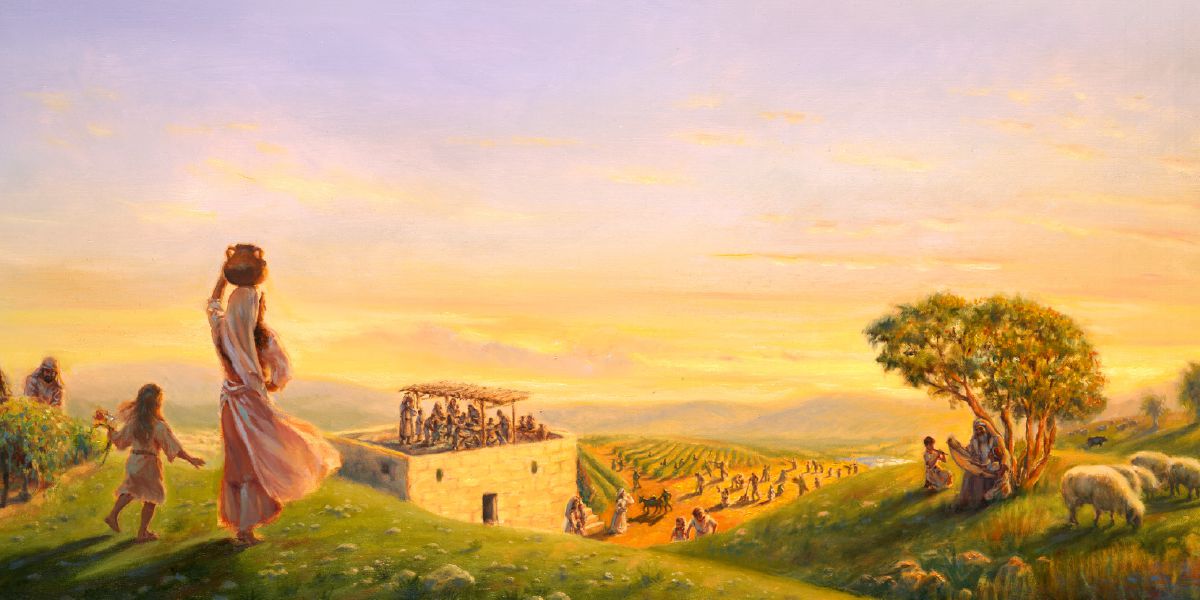 Os israelitas que volveron desfrutan dunha terra fértil