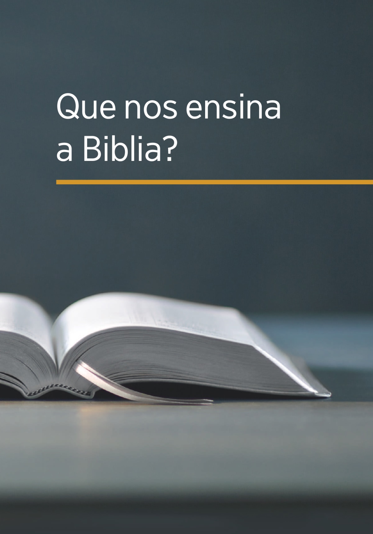 O libro “Que nos ensina a Biblia”