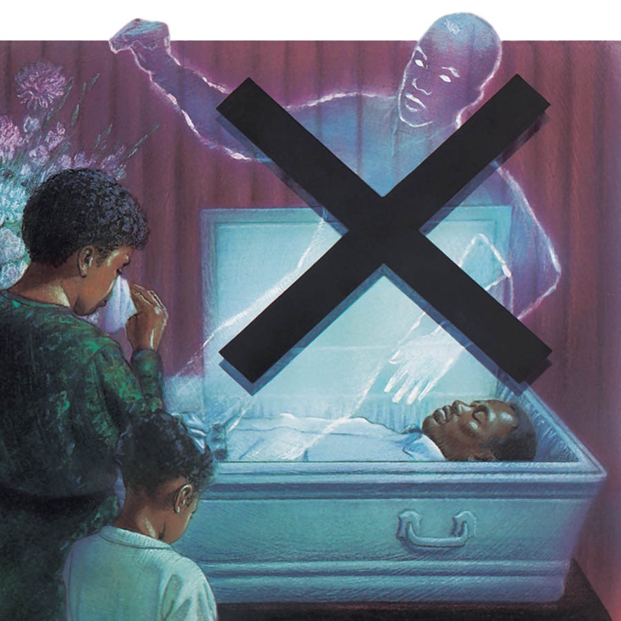 Non existe unha alma inmortal que saia do corpo ó morrer.