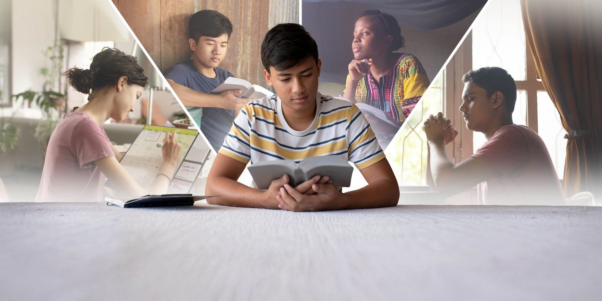 Unos kuánto mitãrusu ha mitãkuña de diferénte país olee hína la Biblia, oñemboʼe ha oplanea mbaʼe órapa ostudiáta la Biblia.