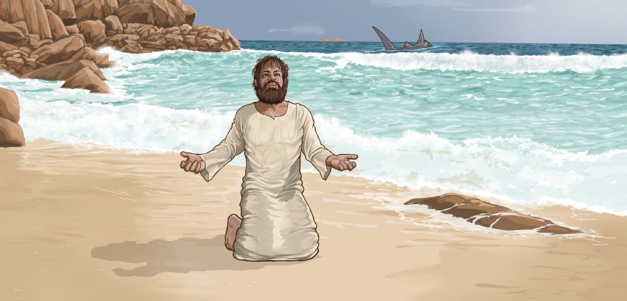 Jonás oñemboʼe hína pe mar rembeʼýpe
