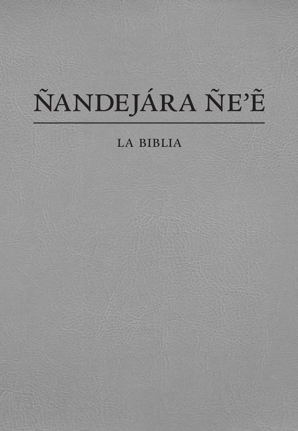 Ñandejára Ñeʼẽ La Biblia Traducción del Nuevo Mundo tápa