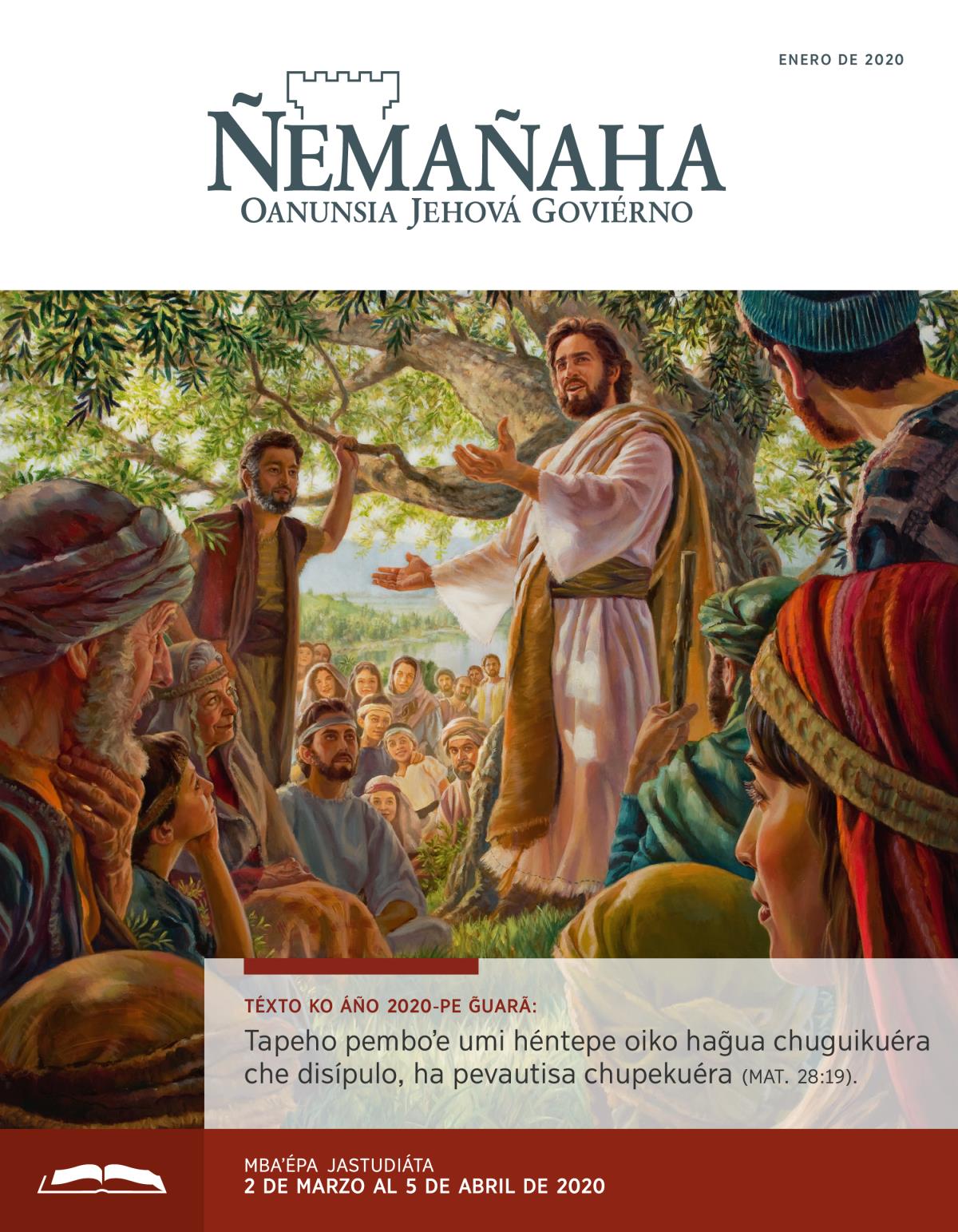 Ñemañaha ojestudiáva, enero de 2020.