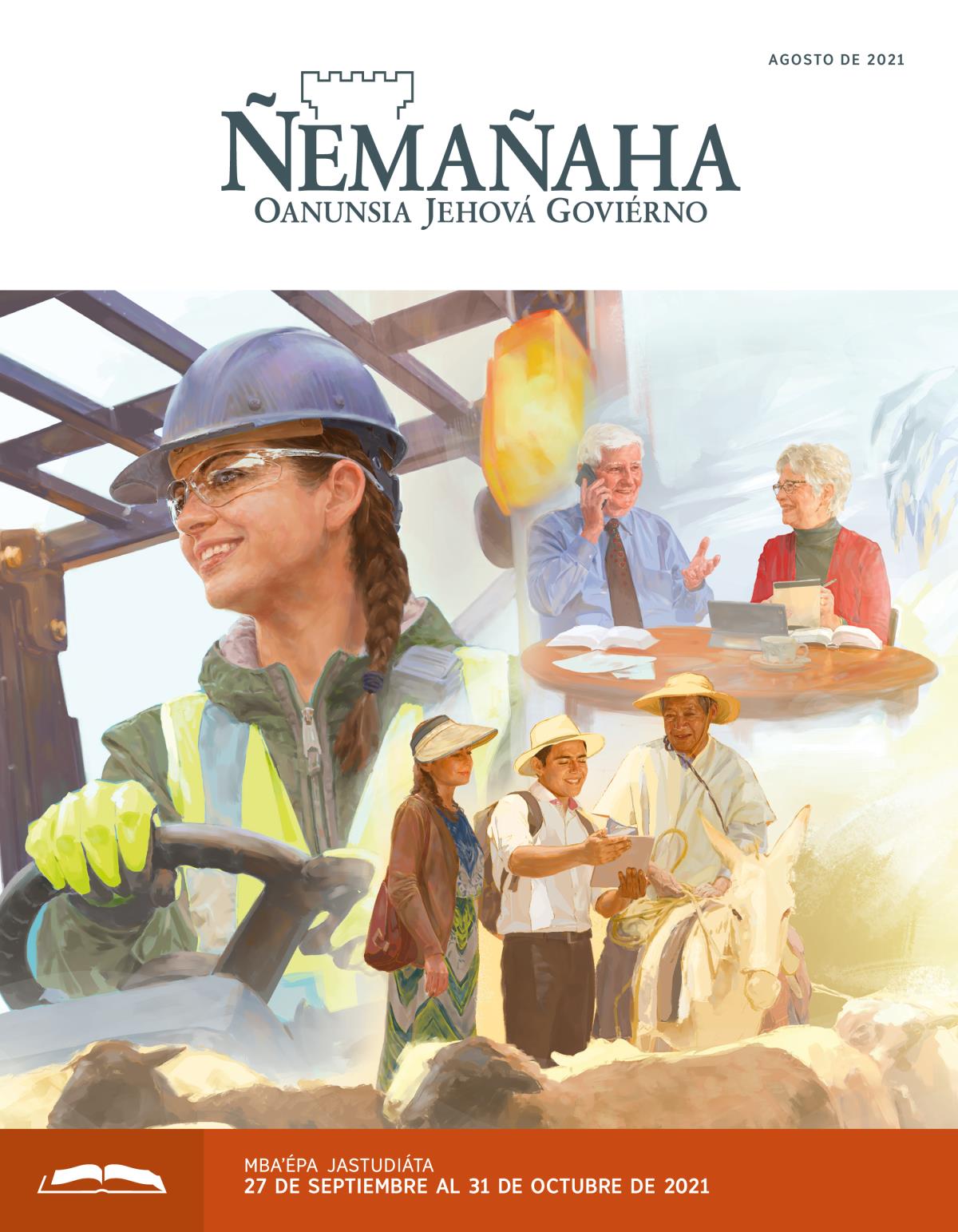 Ñemañaha ojestudiáva, agosto de 2021.