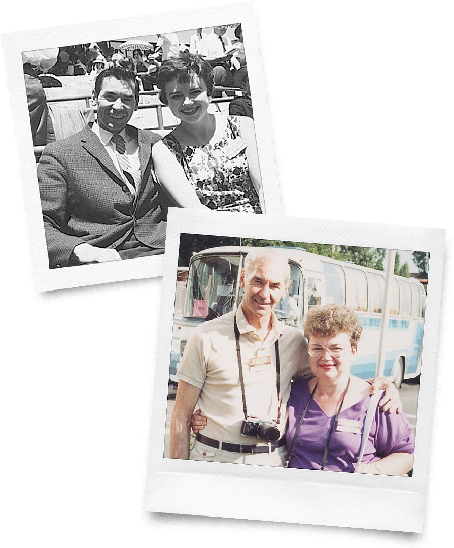 Walter da Eunice Markin a shekara ta 1960 da 1989