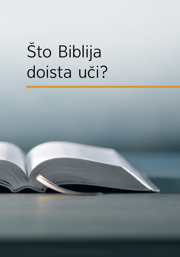 Naslovnica knjige “Što Biblija doista uči?”