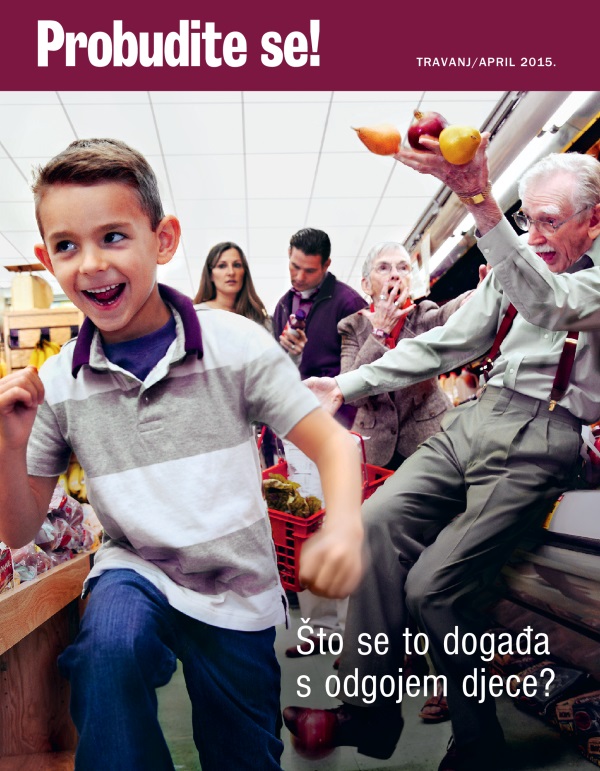 Naslovnica časopisa Probudite se! travanj 2015. | Što se to događa s odgojem djece?