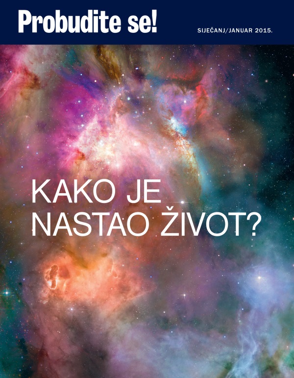 Naslovnica časopisa Probudite se! siječanj 2015. | Kako je nastao život?