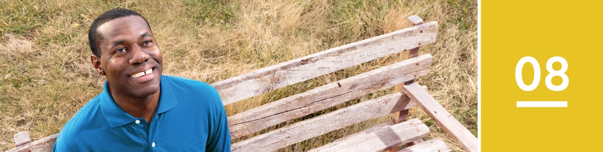 8. lekcija. Čovjek sjedi na klupi i gleda u nebo