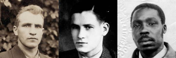 Kèk sèvitè Jewova ki te prefere yo touye yo olye yo vire do bay Jewova: Bernard Luimes, Wolfgang Kusserow ak Moses Nyamussua.