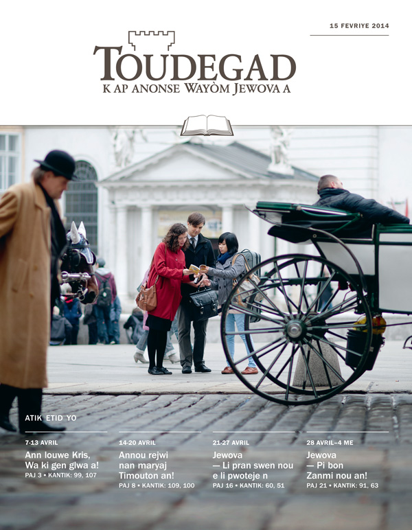 Temwen Jewova yo k ap bay temwayaj an piblik