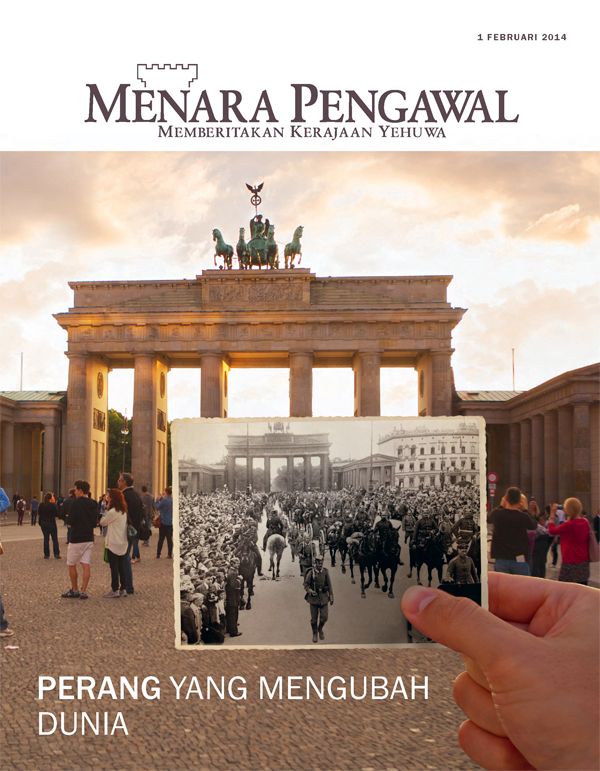 Gerbang Brandenburg di Berlin dan para serdadu