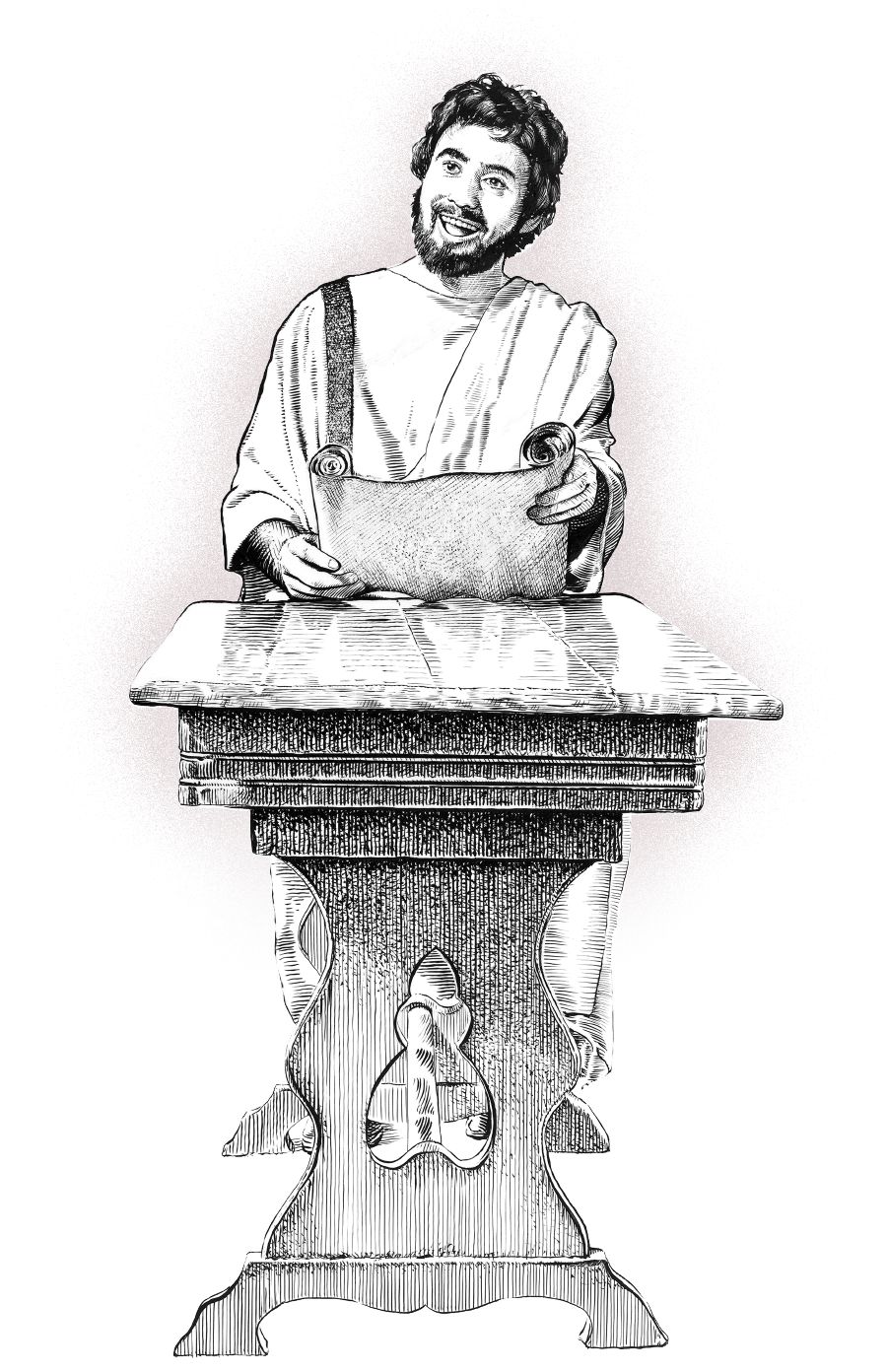 James de read from scroll.