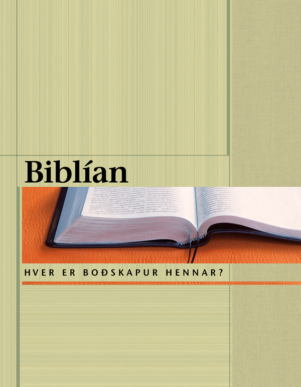 Forsíða bæklingsins Boðskapur Biblíunnar
