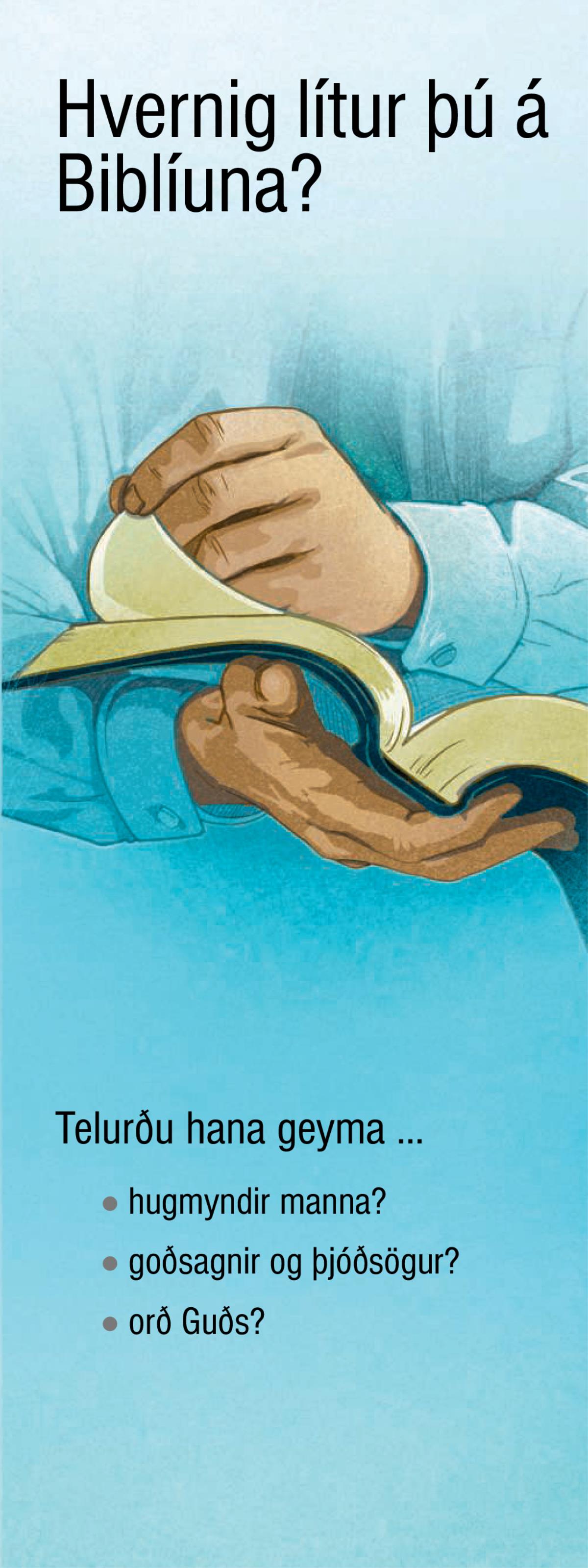 Hvernig lítur þú á Biblíuna?