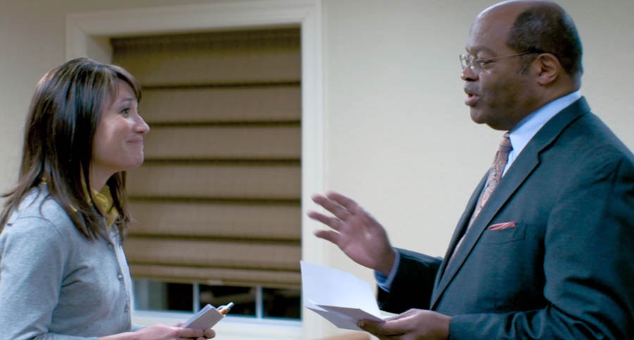 Bróðir Harris sýnir hógværð þegar hann talar við Faye