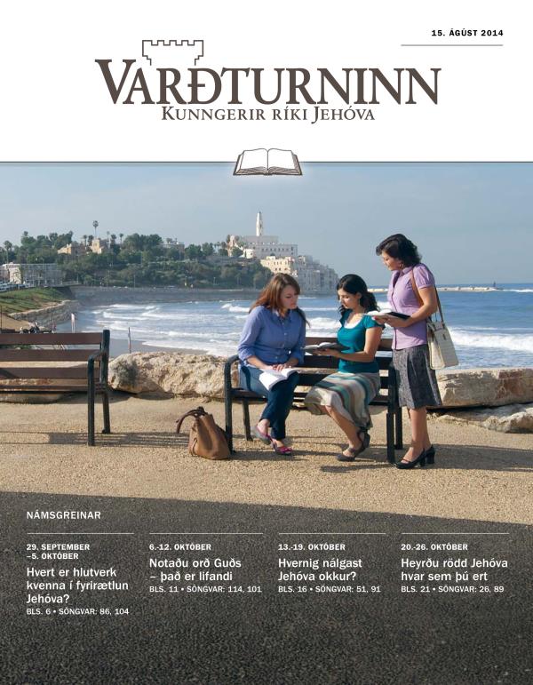Námsútgáfa Varðturnsins 15. ágúst 2014 – forsíða