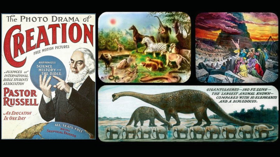 Ebe nan mun taan bhi egbe uwa nan rẹ tie ẹbho ne dọ ghe ‘Photo-Drama of Creation,’ bi emhin eso nan rẹman bhi ọne fimu.