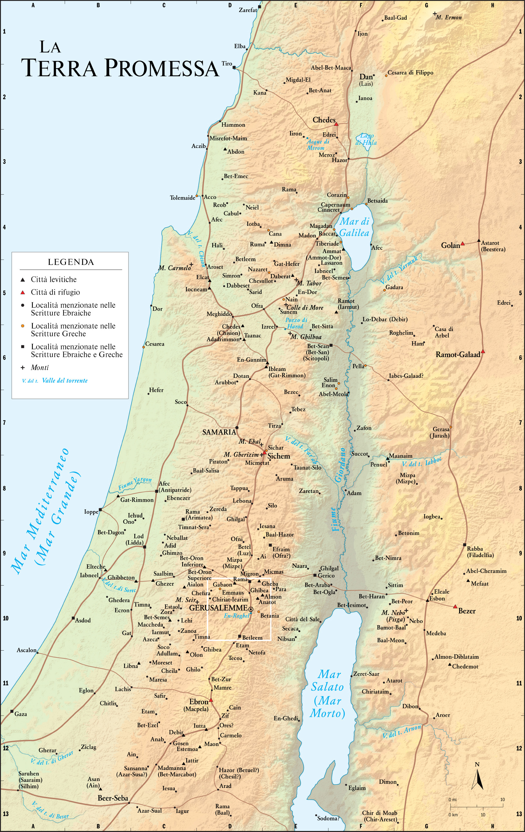 Terra Promessa (città principali)