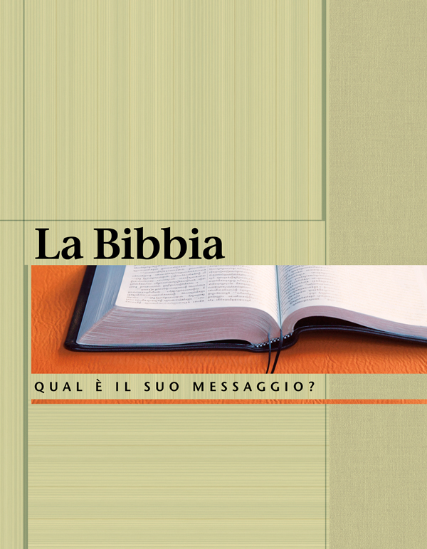 Copertina dell’opuscolo Bibbia: suo messaggio