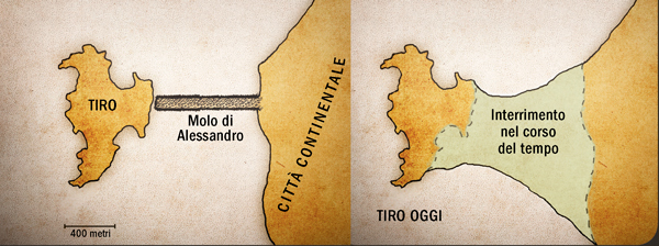 Due mappe di Tiro