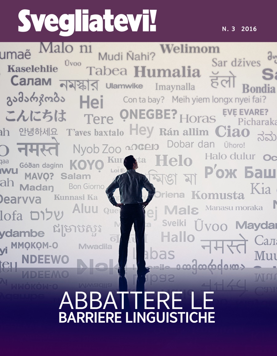 Copertina della rivista Svegliatevi! n. 3 2016 | Abbattere le barriere linguistiche