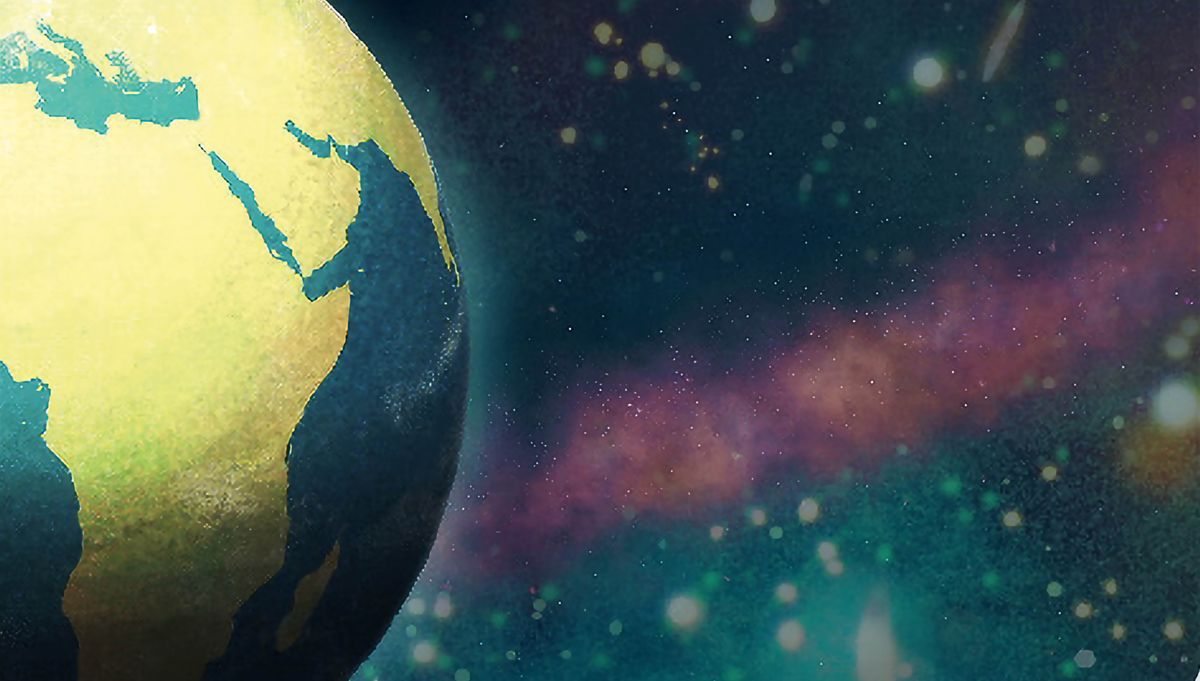 Il pianeta Terra visto dallo spazio.