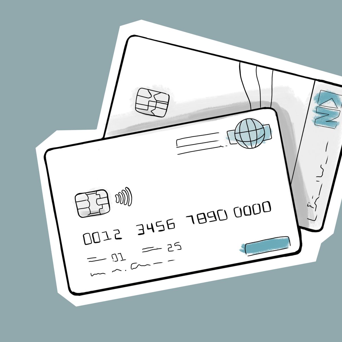 Alcune carte di credito.