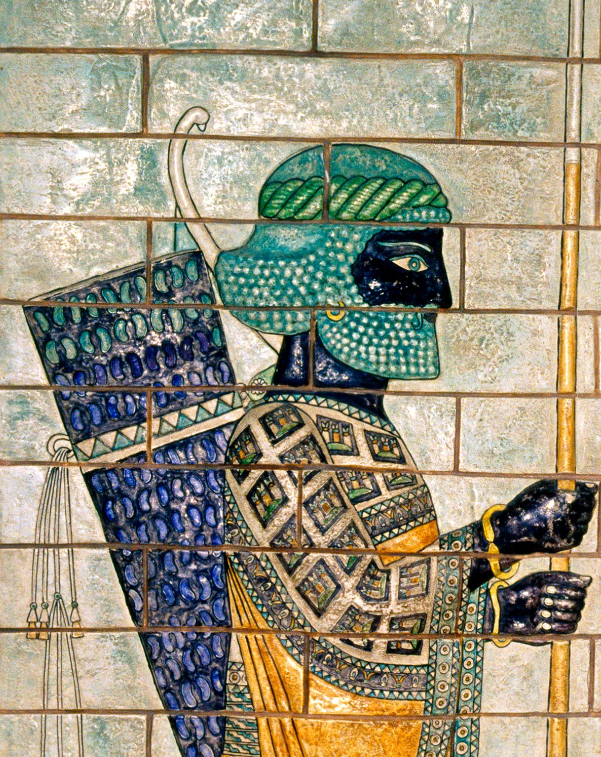 Un arciere della guardia reale persiana