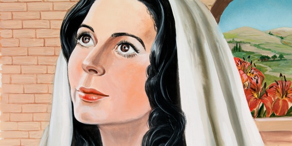 Maria che ascolta l’angelo Gabriele