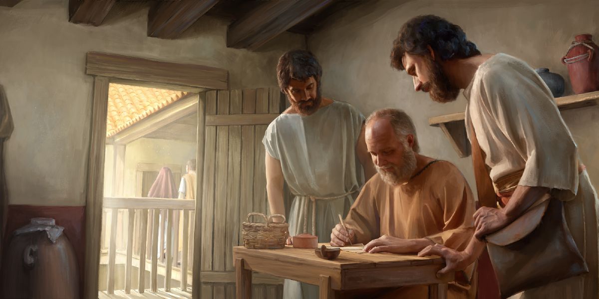 Paolo scrive di suo pugno un saluto ai cristiani di Tessalonica