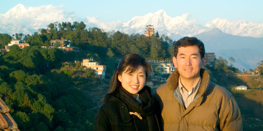 Michiyo e Atsushi Kumagai in Nepal