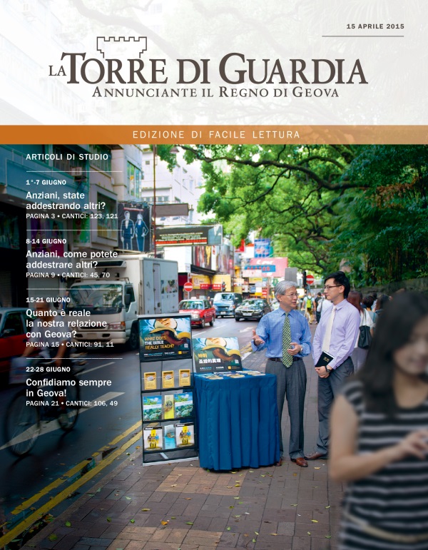 Copertina dell’edizione di facile lettura della Torre di Guardia, 15 aprile 2015