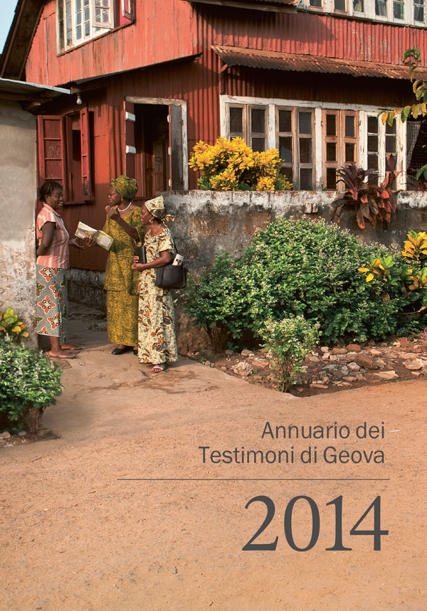 Copertina dell’Annuario dei Testimoni di Geova del 2014