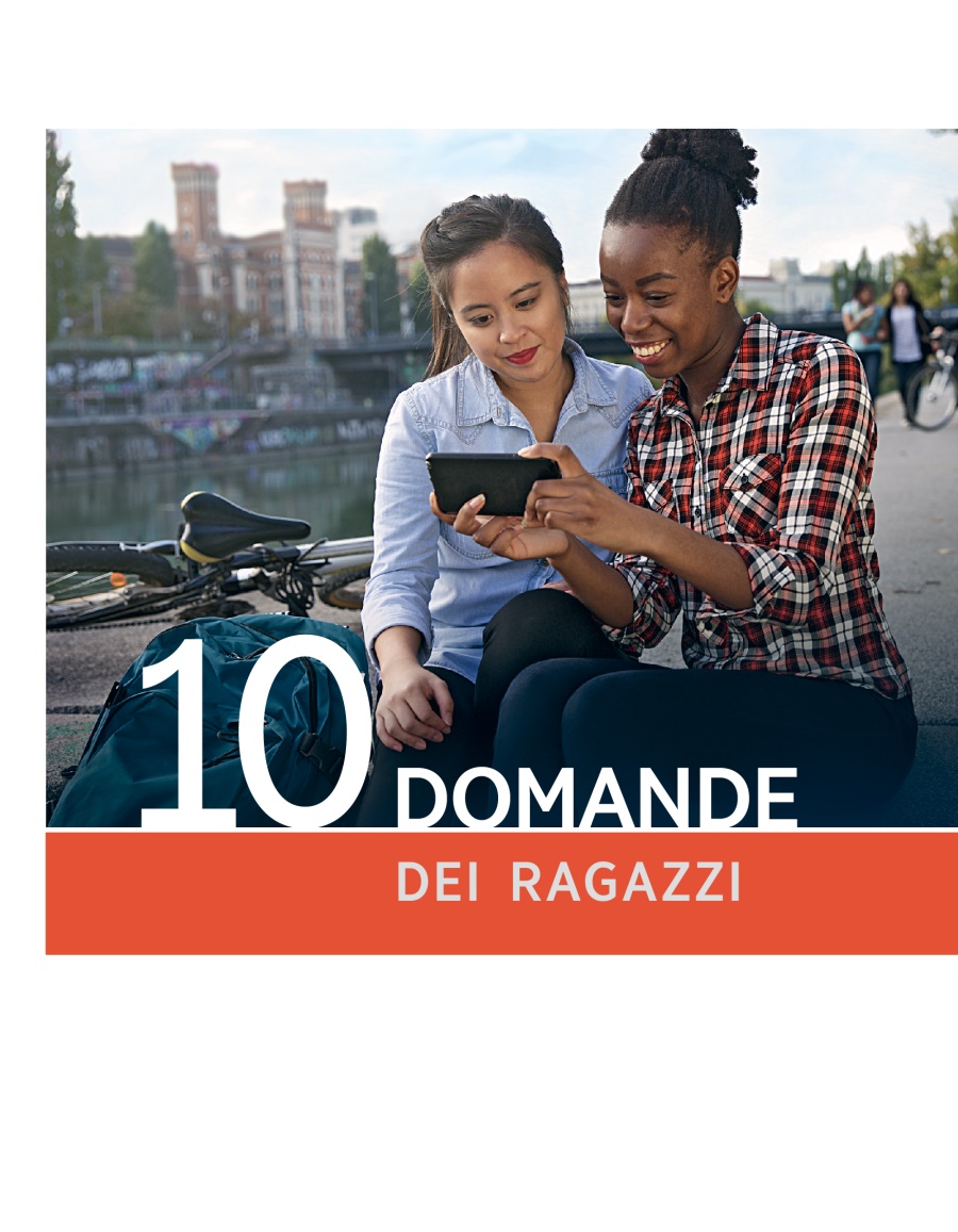 Copertina dell’opuscolo 10 domande dei ragazzi