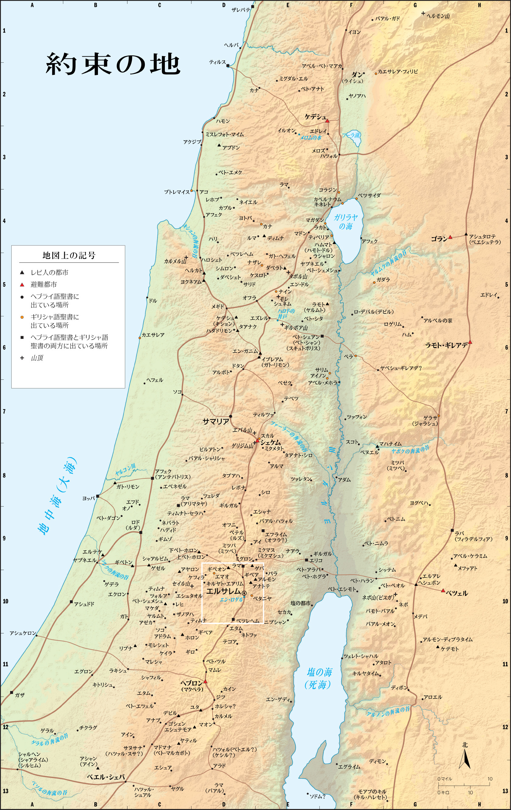 約束の地（ほとんどの都市）