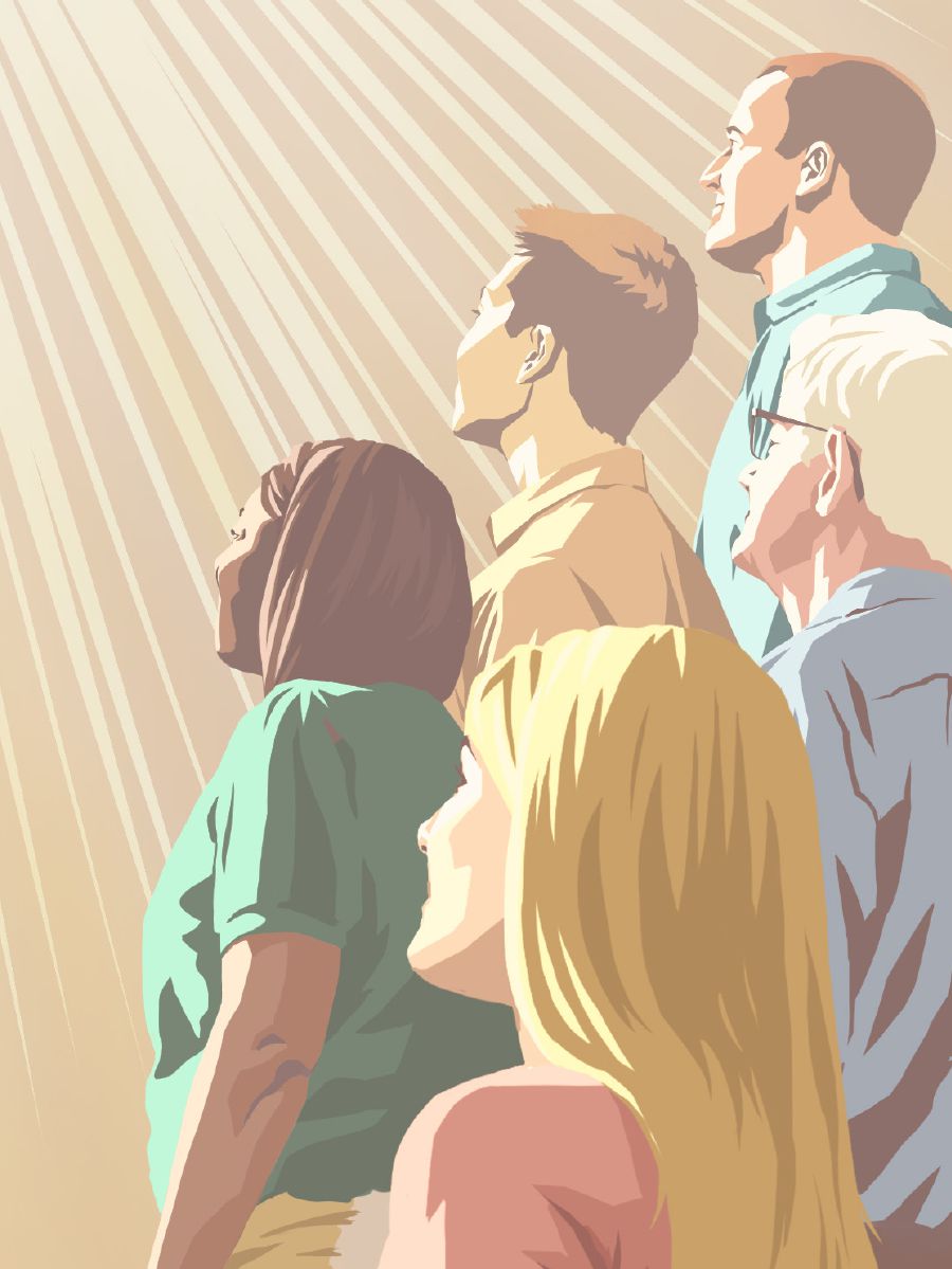 様々な人種や年齢の人々